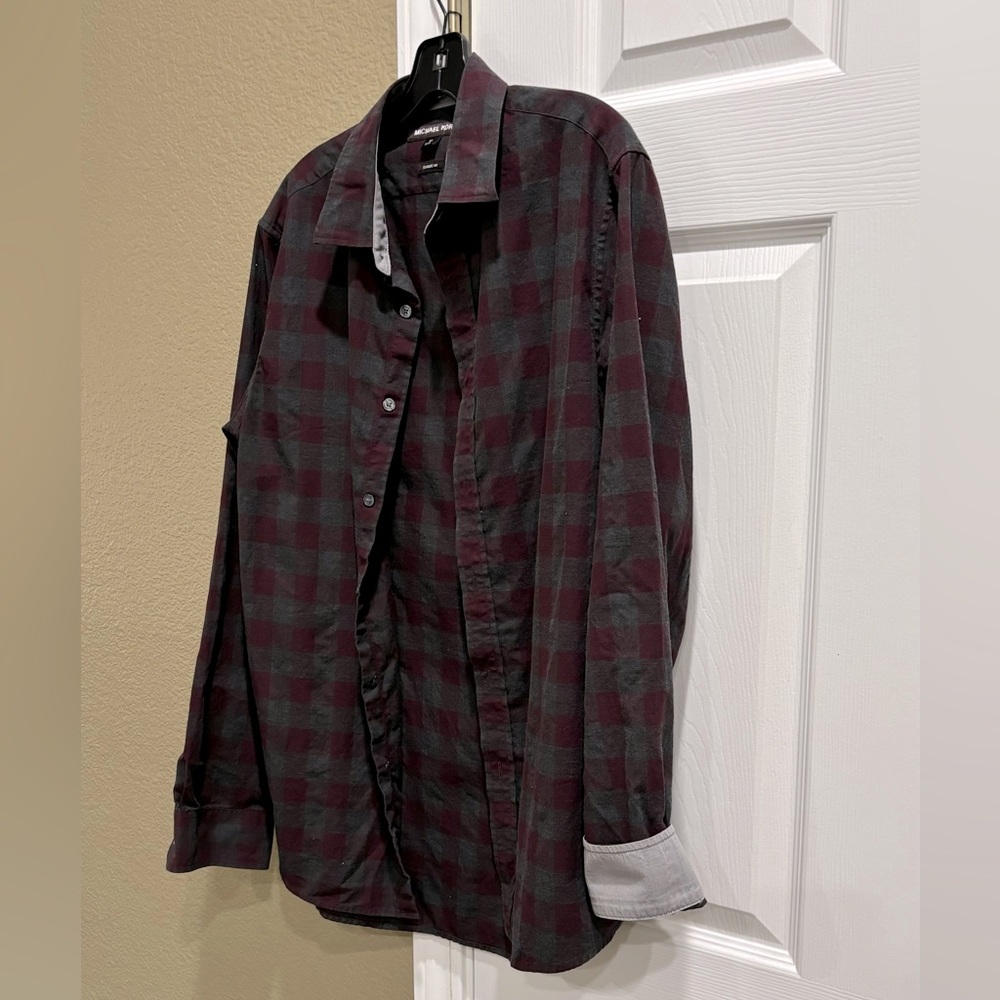 MK Michael Kors Button Collared men shirt size M - Picture 2 of 4